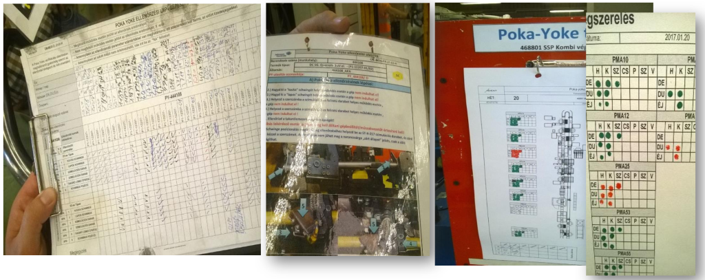 Paperbased Poka Yoke